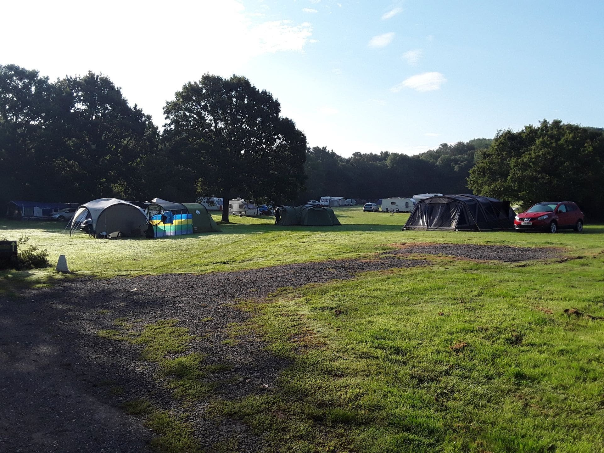 Camping at Send it Surrey