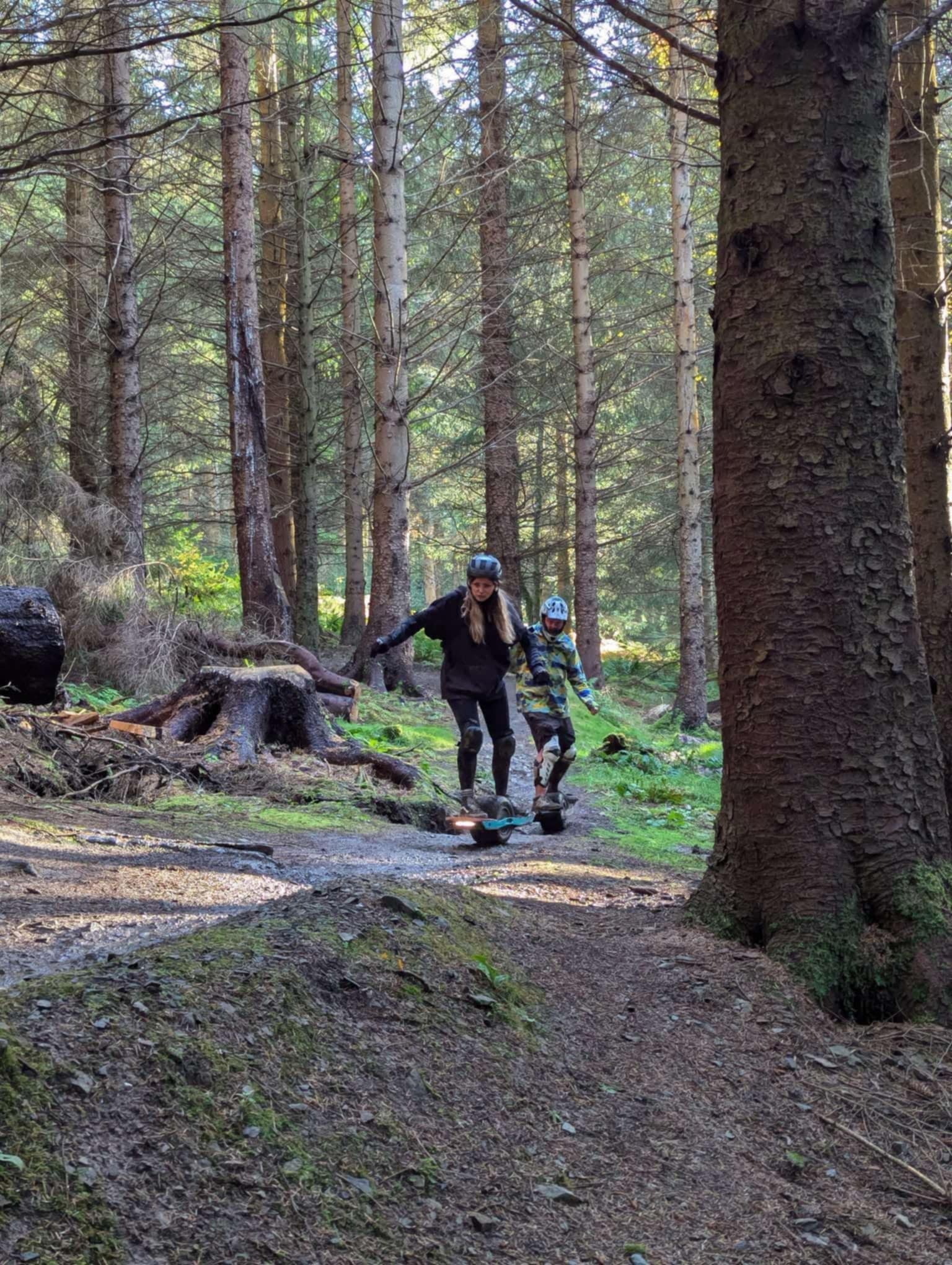Riders on the trails